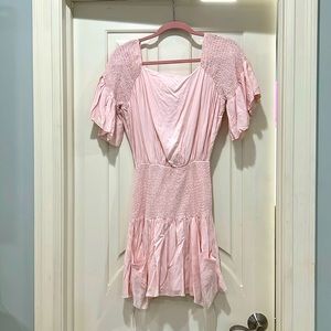 XS light pink mini free people dress